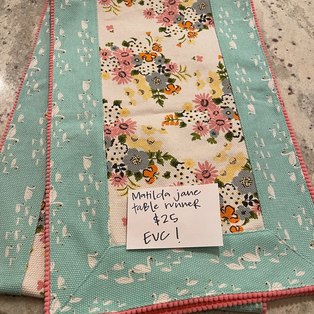 MJ table runner!